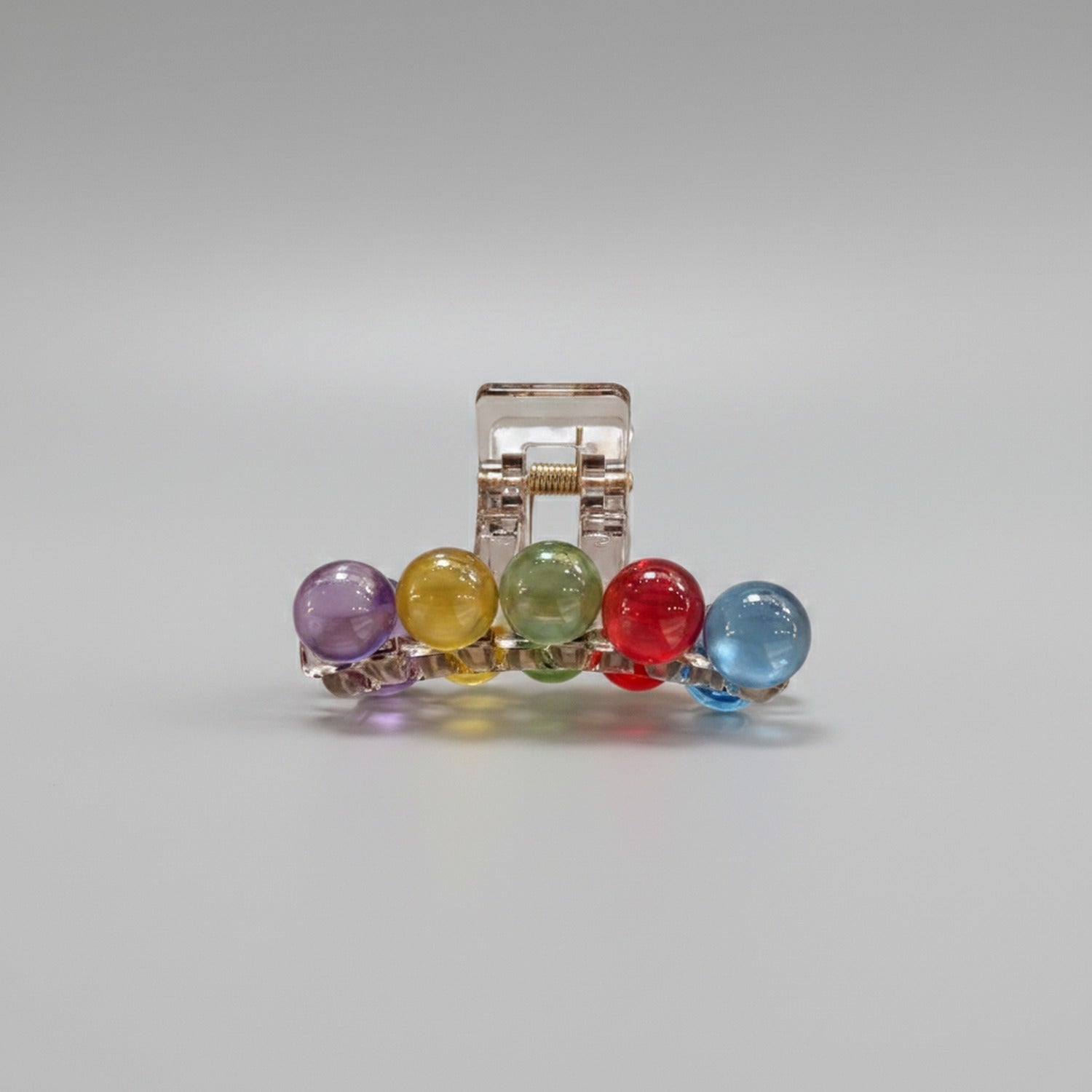Colorful Beaded Hair Claw Clip Rainbow