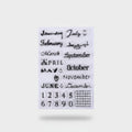 Calendar Stamp Set With Anchor Charms