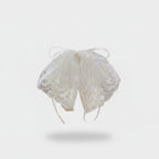 Cream Lace Butterfly Wing Hair Claw Clip