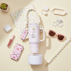 Daisy Flower Beaded Cup Charm Accessories Set