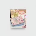 Butterfly Flower Stationery Set Pink