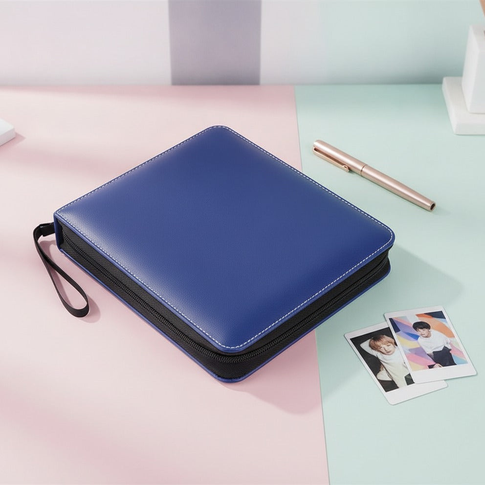 Nine-Pocket Card Collector Album - Blue