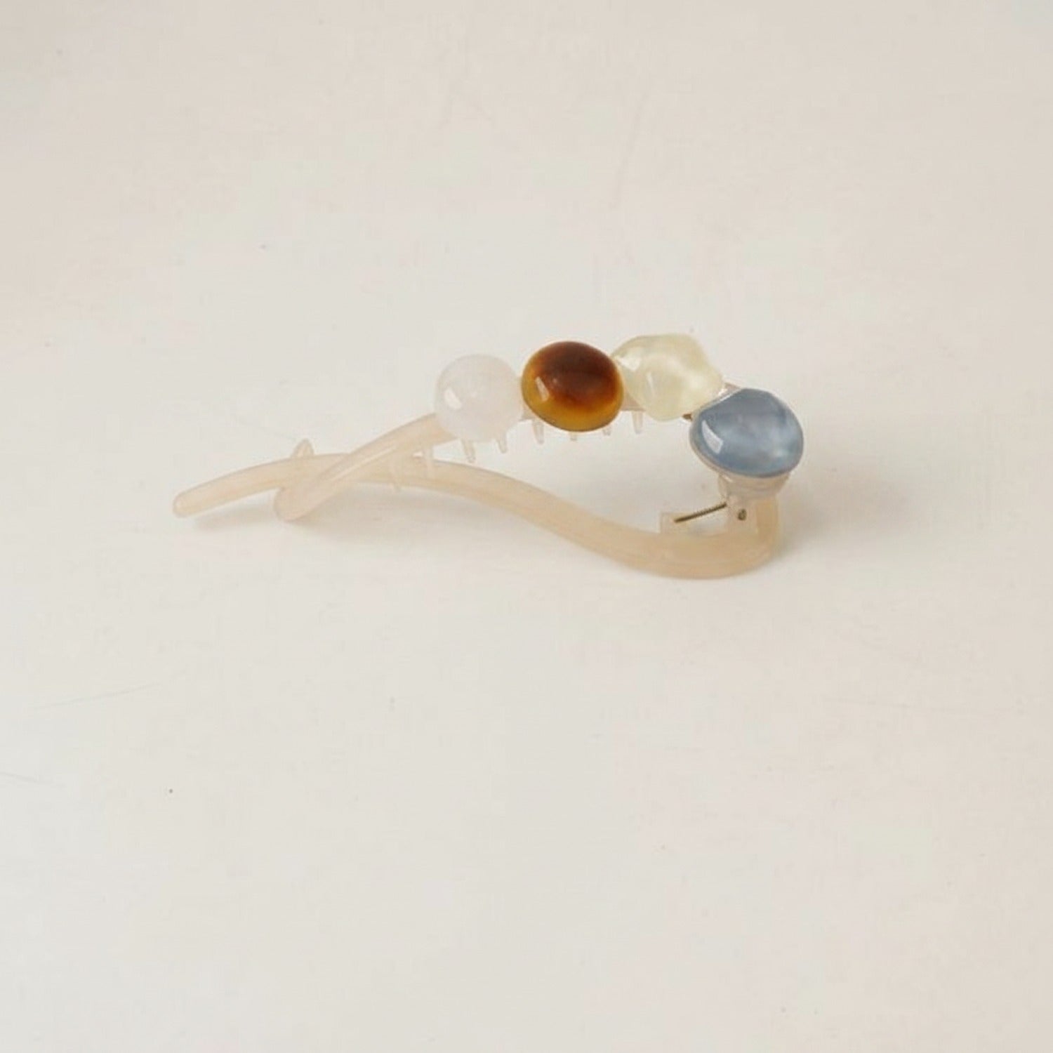 Gemstone Tortoiseshell Hair Claw Clip