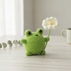 DIY Crochet Frog Amigurumi Kit - Green Frog