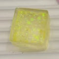 Yellow Glitter Jelly Cube