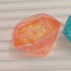 Orange Glitter Crystal Jelly Toy
