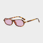 Tortoiseshell Oval Sunglasses Tortoiseshell & Rose Tint