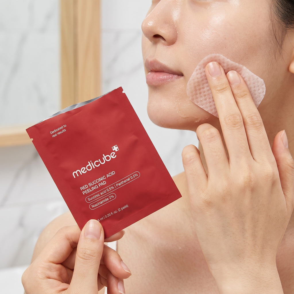 RED SUCCINIC ACID PEELING PAD