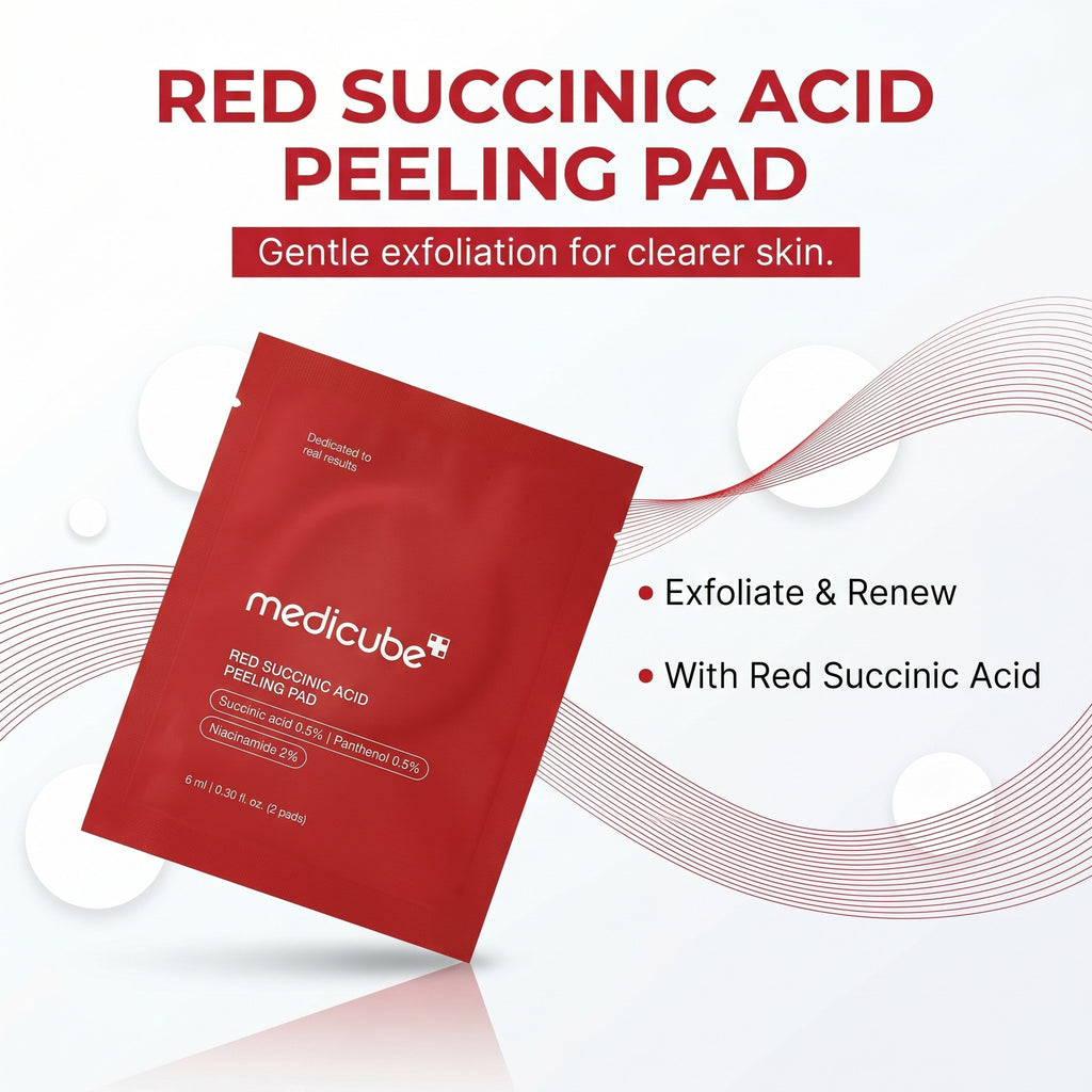 RED SUCCINIC ACID PEELING PAD