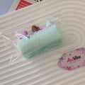 Blue Confetti Swiss Roll Squishy Toy