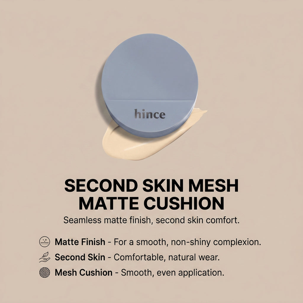 SECOND SKIN MESH MATTE CUSHION 17 PORCELAIN 12g