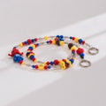 Beaded Phone Charm Strap - Clown Hat & Smiley