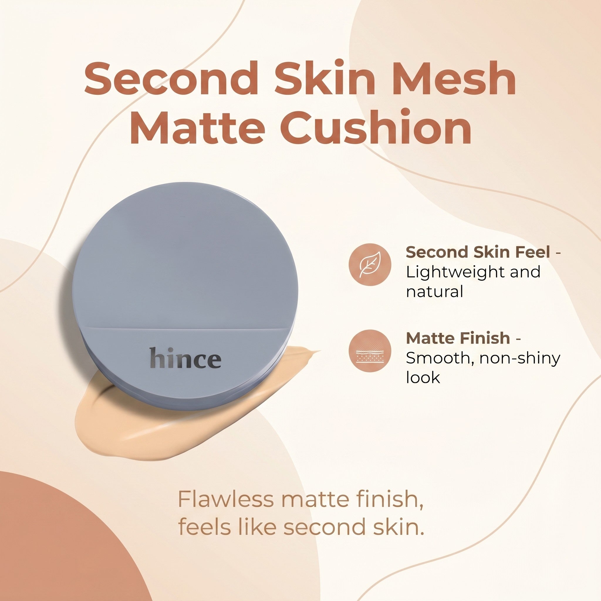 SECOND SKIN MESH MATTE CUSHION 23 SAND 12g