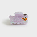 Pink Star Teddy Bear Hair Claw Clip