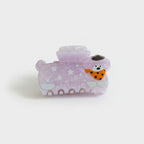 Pink Star Teddy Bear Hair Claw Clip