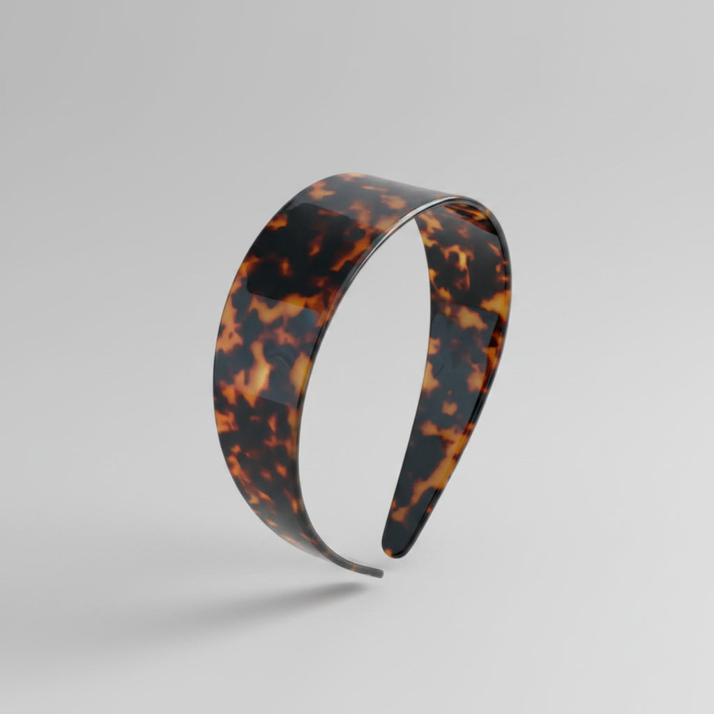 Tortoiseshell Brown Padded Headband