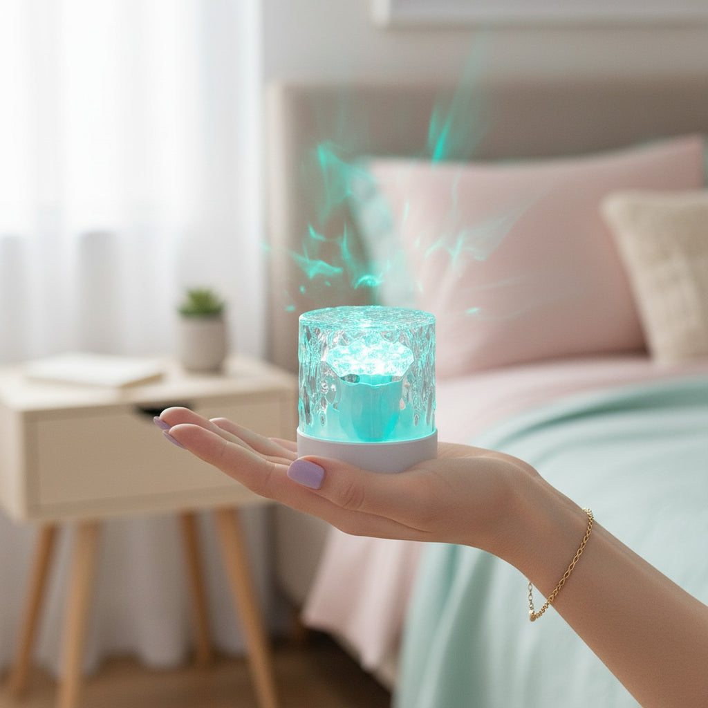 Crystal Water Light-Up Desk Lamp
