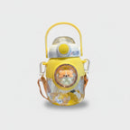 Yellow Pet Dome Tumbler With Handle