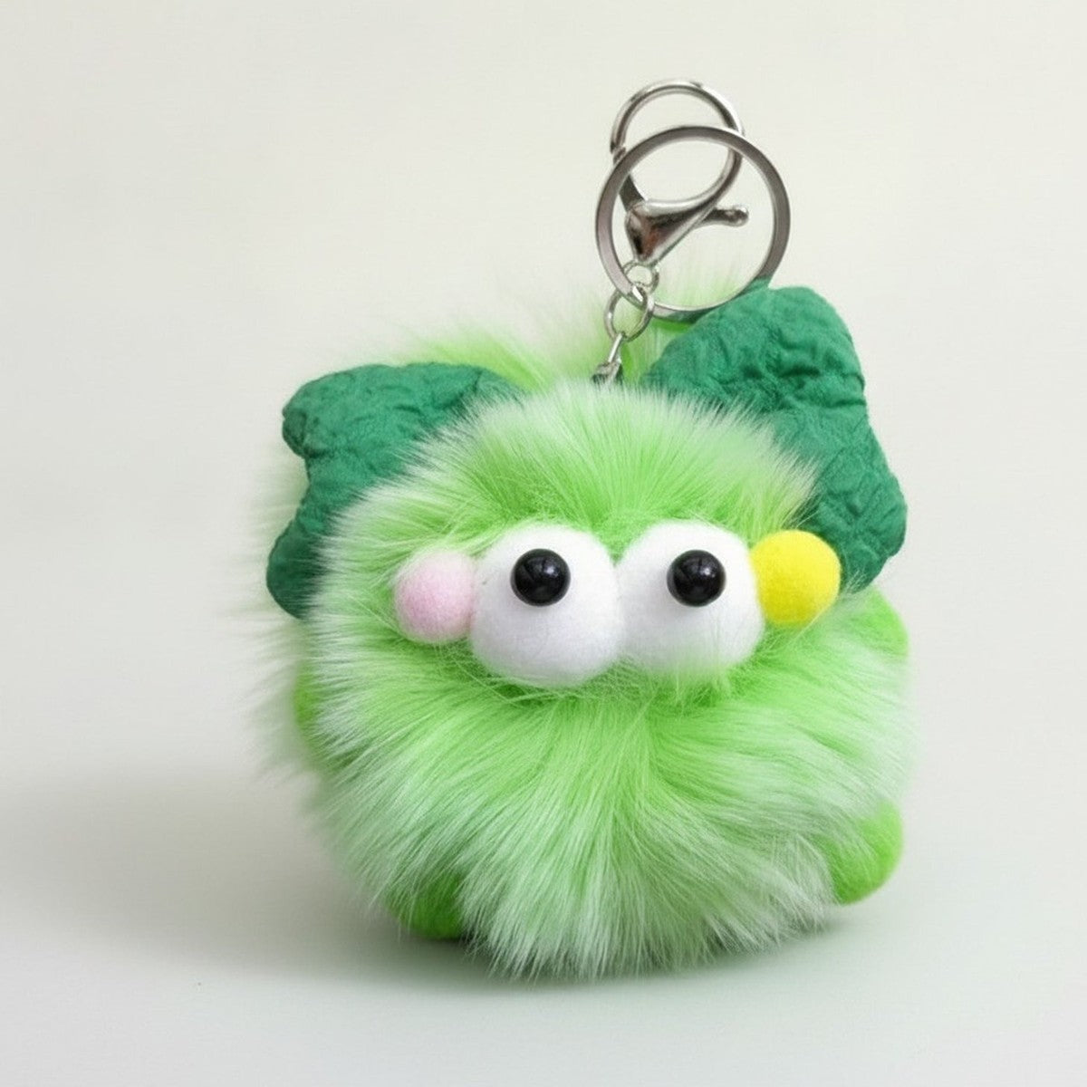 Cute Fluffy Monster Keychain – novelty & toys (view 1)