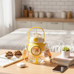 Yellow Pet Dome Tumbler With Handle