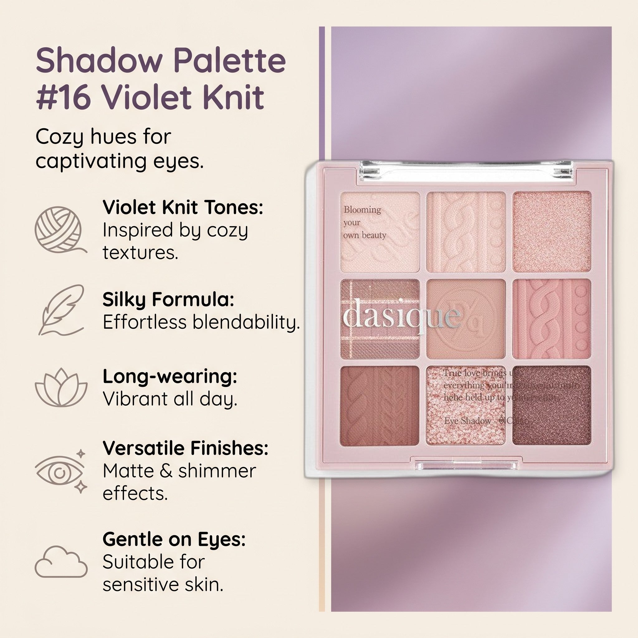 Shadow Palette #16 Violet Knit