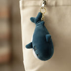 Plush Shark Keychain - Dark Blue