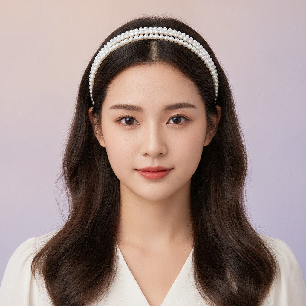 Layered Pearl Headband