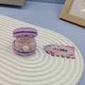 Macaron Burger Bubble Squeeze Stress Relief Prank Toy - Purple