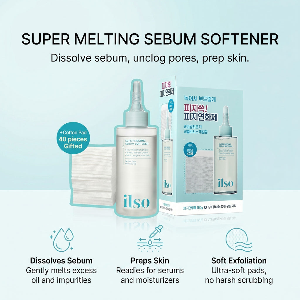 SUPER MELTING SEBUM SOFTENER (COTTON PAD 40pcs) SET