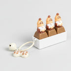 Gnome Crew Keychain - Light Brown