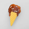 Chocolate Drip Ice Cream Cone Hair Claw