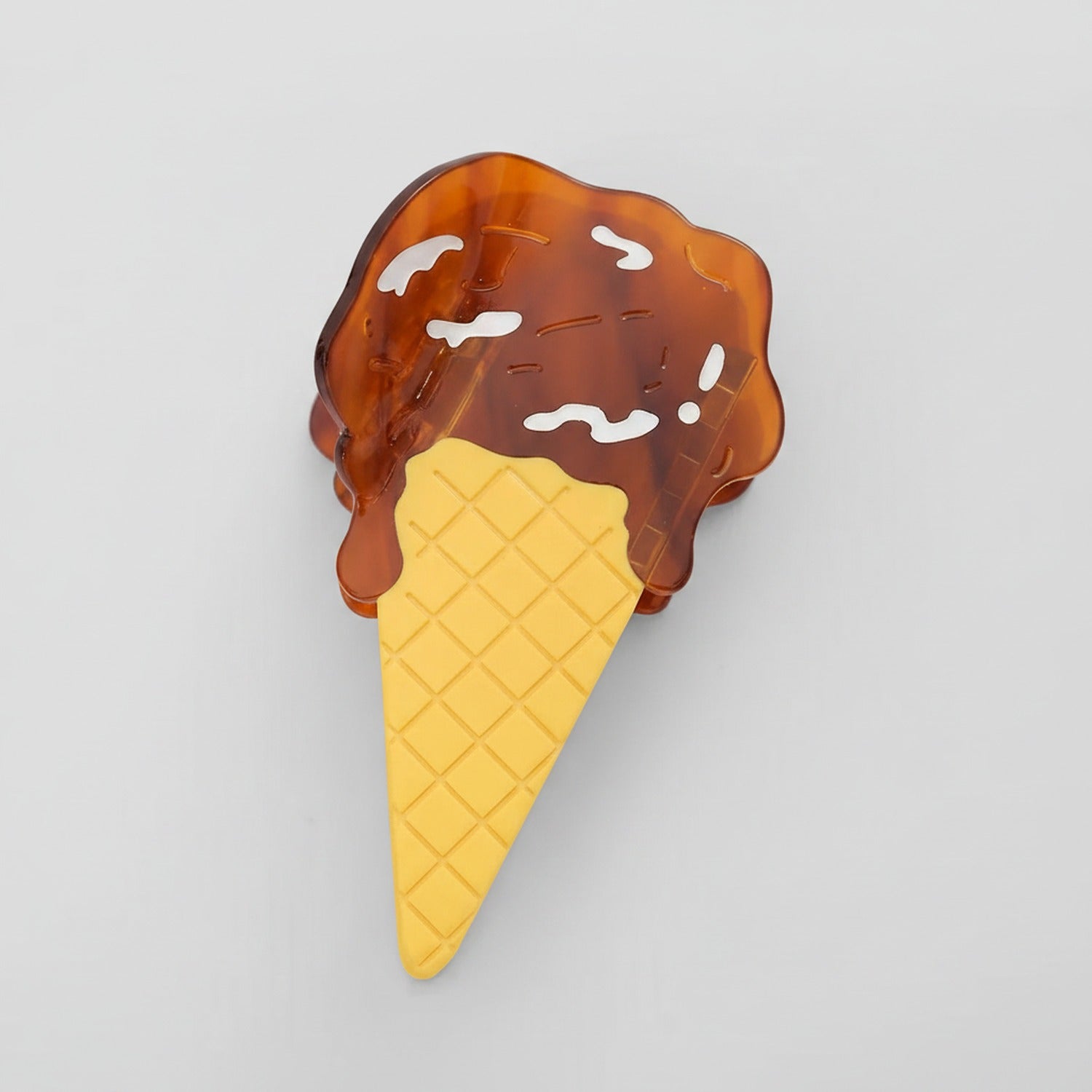 Chocolate Drip Ice Cream Cone Hair Claw