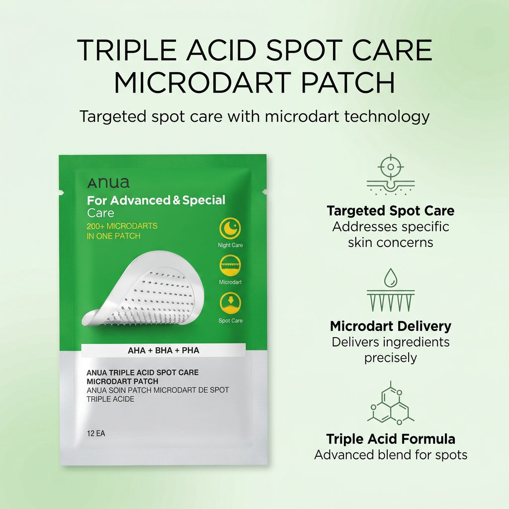 TRIPLE ACID SPOT CARE MICRODART PATCH 12EA