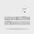 Sticky Notes Set with Geometric Design Patterns