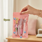 Pink Pen Set With Cute Charms