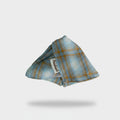 Plaid Hair Claw Clip Blue Orange