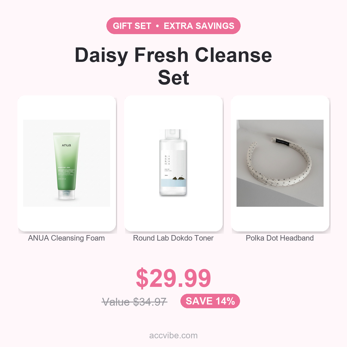 Daisy Fresh Cleanse Set gift set