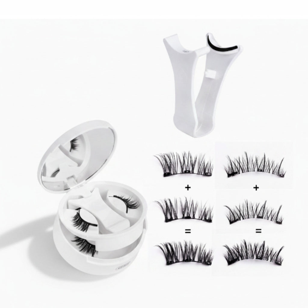 Magnetic False Eyelashes With Applicator Kit – Korean beauty tool (view 1)