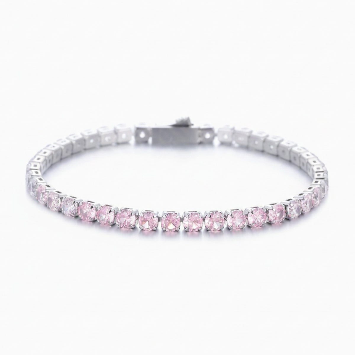 Sparkle Tennis Bracelet - Pink Gradient