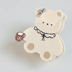 Cute Bear Hair Claw With Scalloped Collar – hair accessories (view 1)