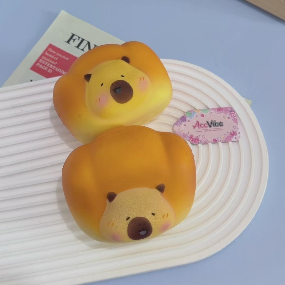 Capybara Bread Squishy Toy