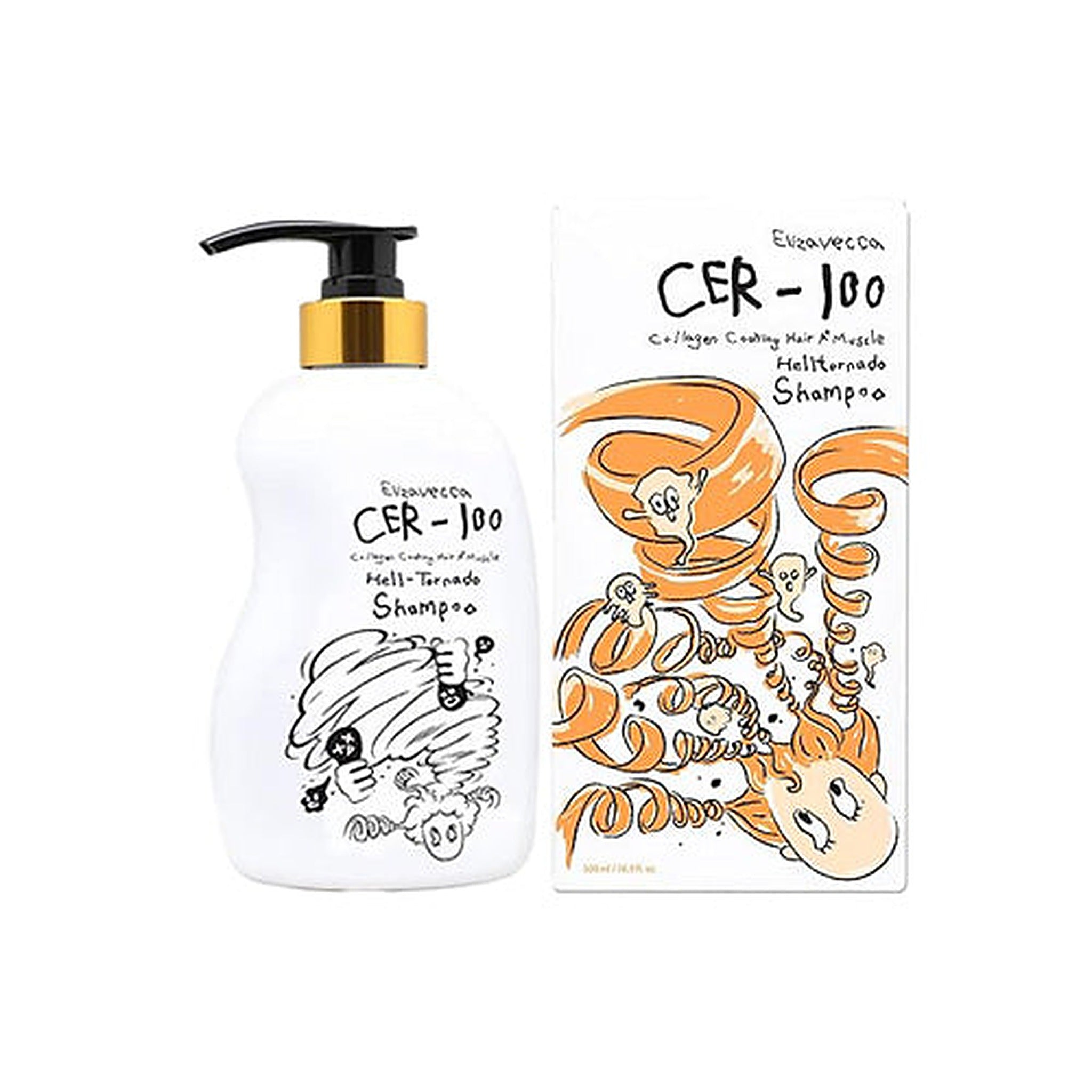 CER-100 Collagen Coating Hair A+ Muscle Tornado Shampoo 500ml