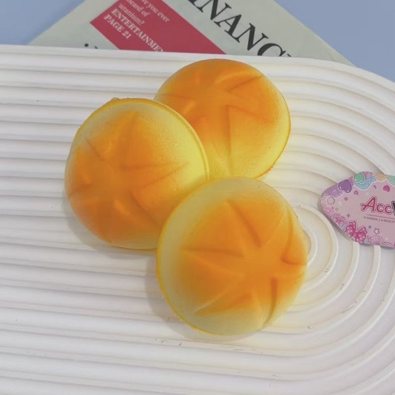Round Bread Squishy Toy