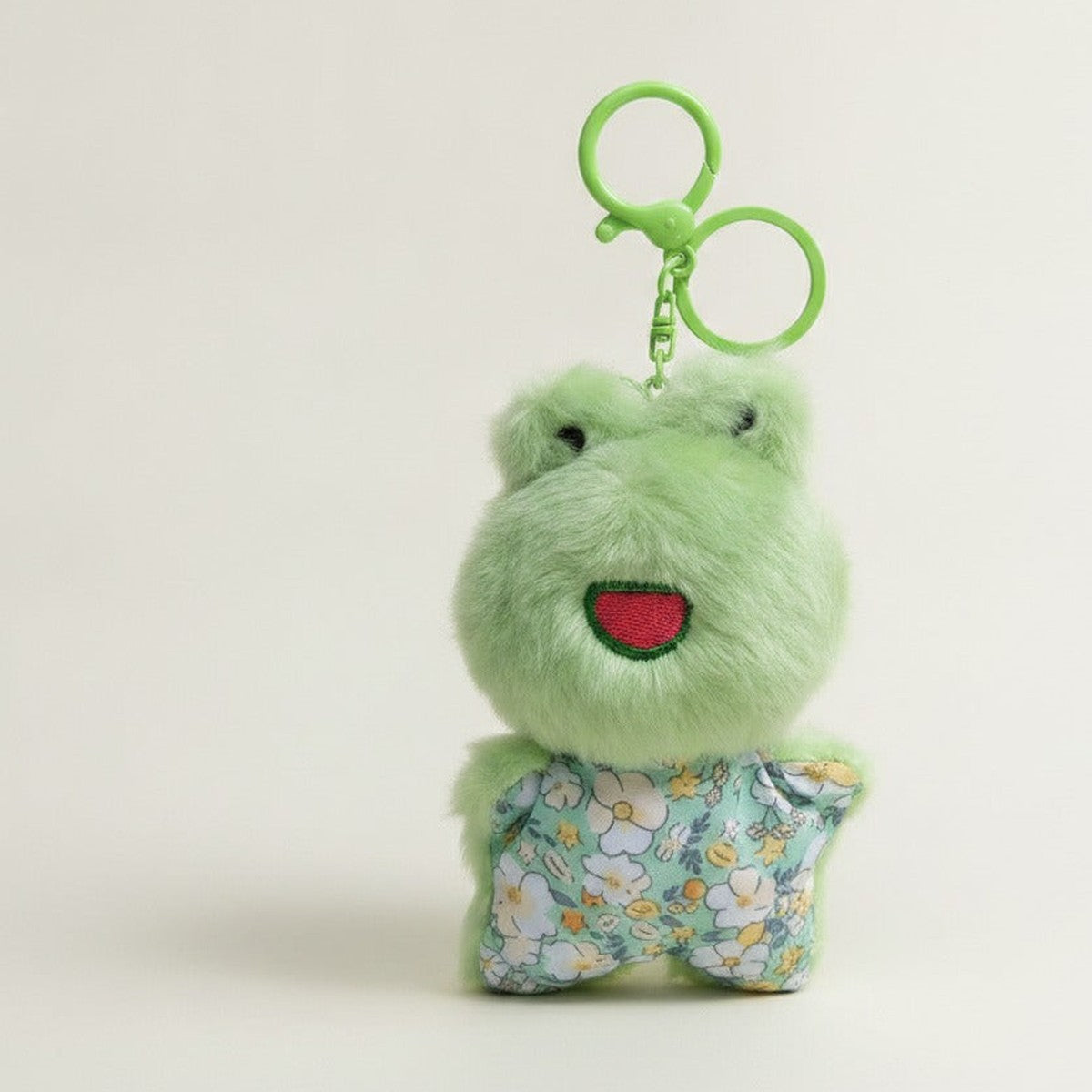 Plush Frog Floral Romper Keychain – novelty & toys (view 1)