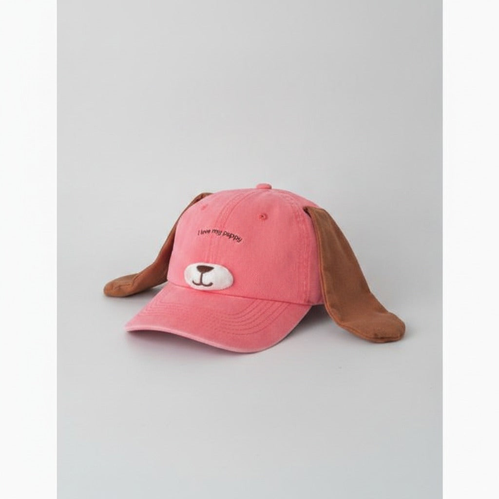 Puppy Ears Baseball Cap - Pink