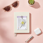 Purple Lollipop Acrylic Keyring Charm