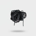 Black Lace Hair Claw With Ribbon Bow