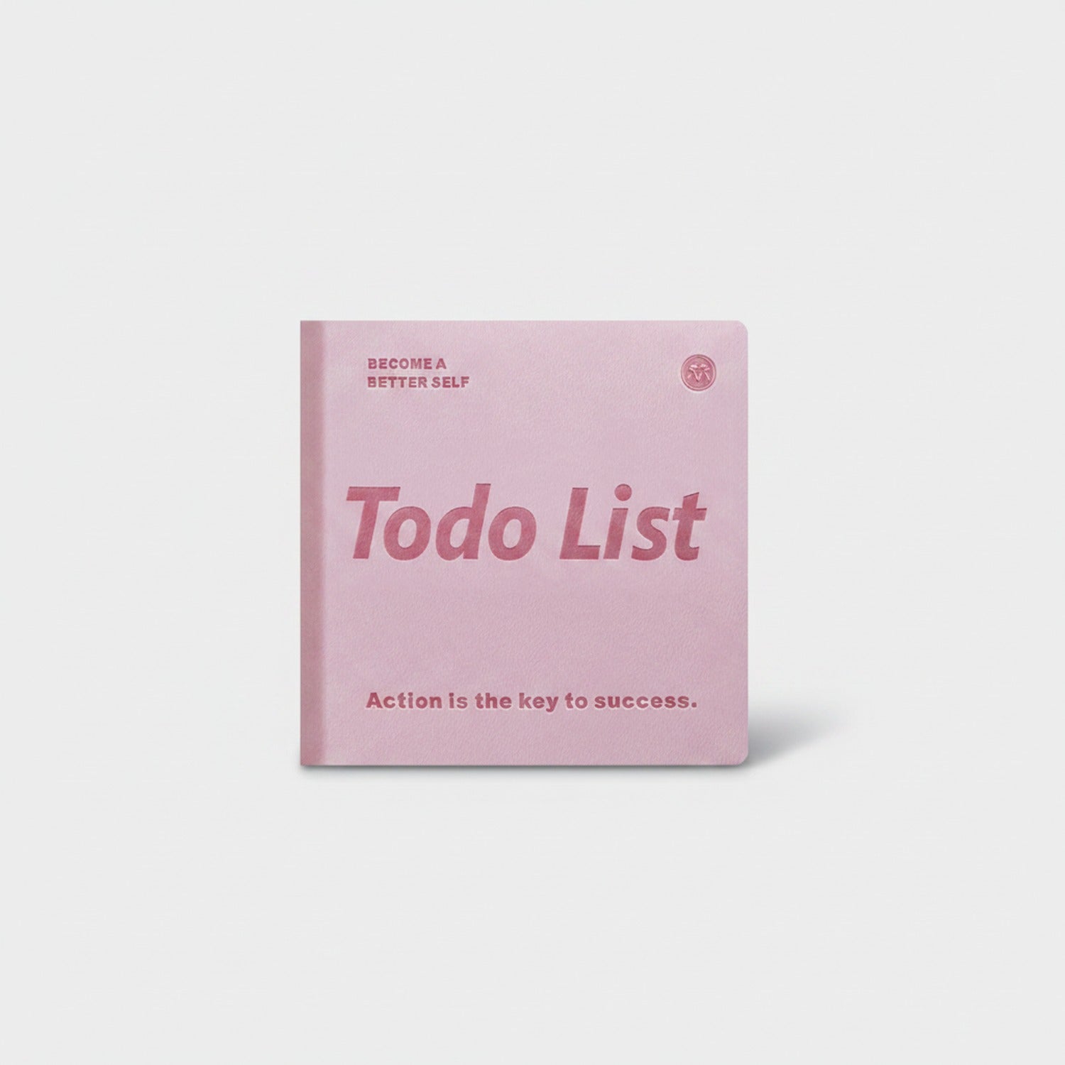 Pink Todo List Motivational Notebook