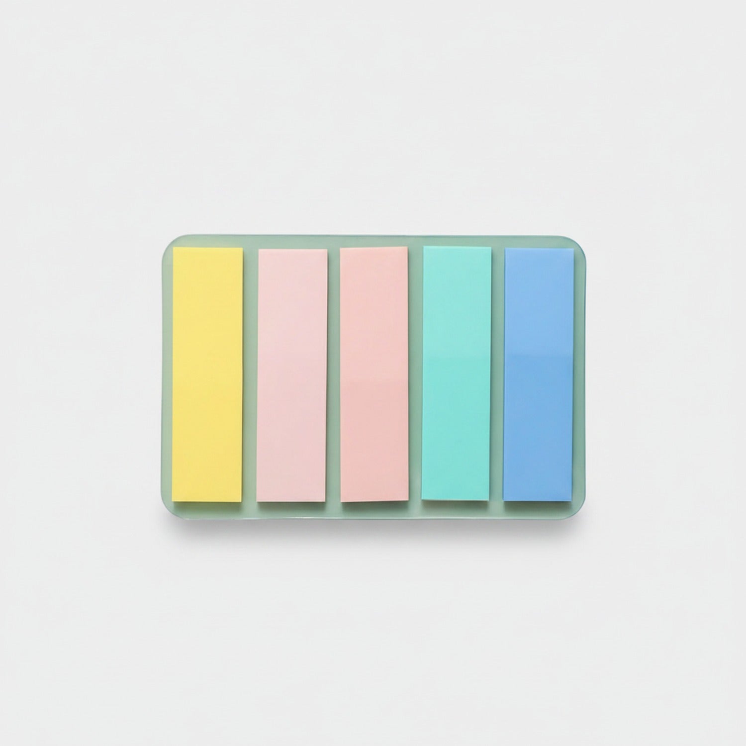 Pastel Sticky Note Organizer Tray Set