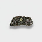 Plaid Hair Claw with Gingham Bows